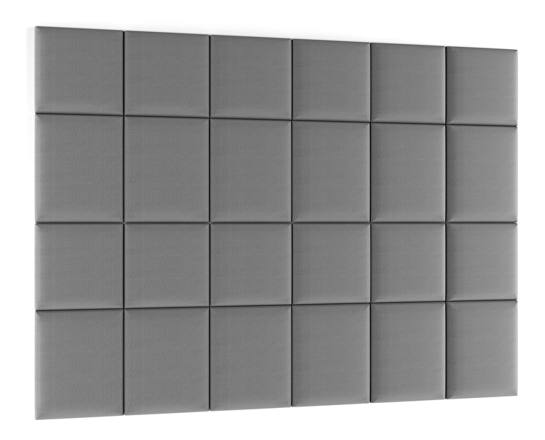 Kárpitozott panel 24 db. Quadra 240x180 cm (szürke)