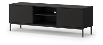 TV asztal  Quebec 2D (matt fekete)