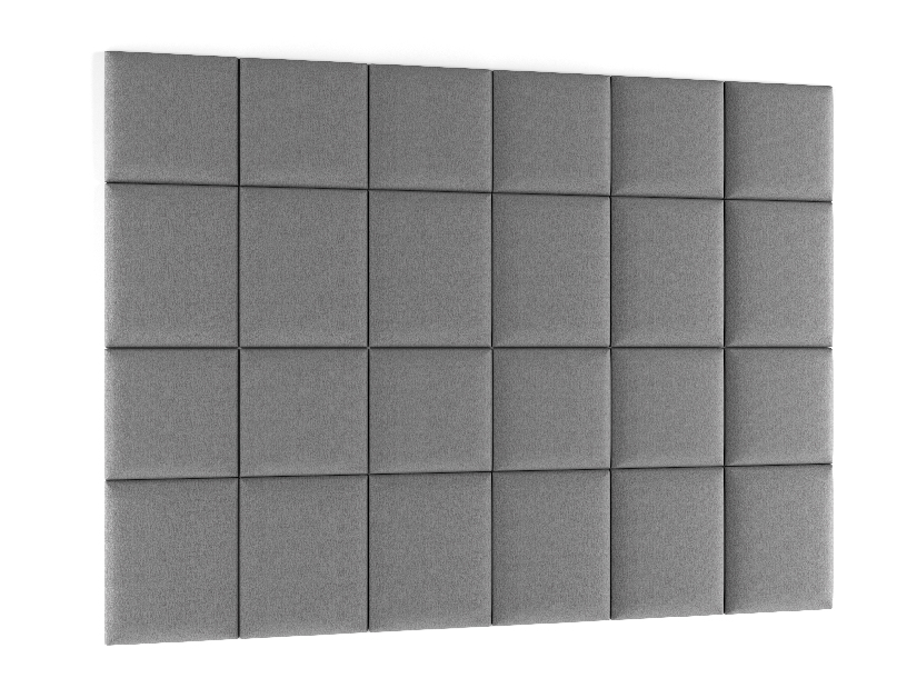 Kárpitozott panel 24 db. Quadra 240x180 cm (szürke)
