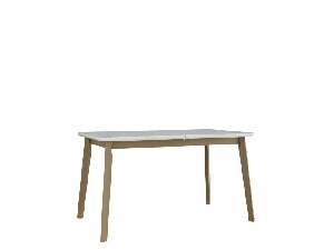 Asztal Mirjan Harry Mirjan 80 x 140+180 VII (fehér + szonoma tölgy)