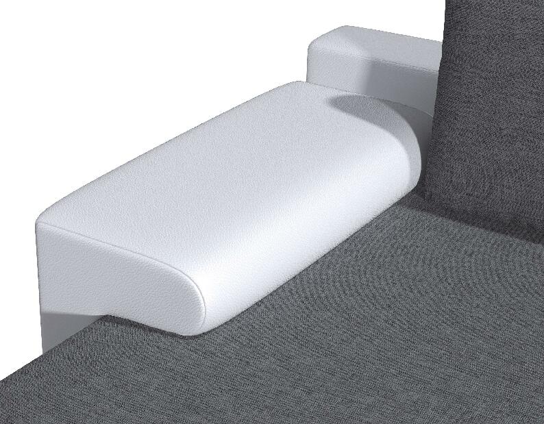 U-alakú sarok kanapé Marlen (szürke + fehér) (J)
