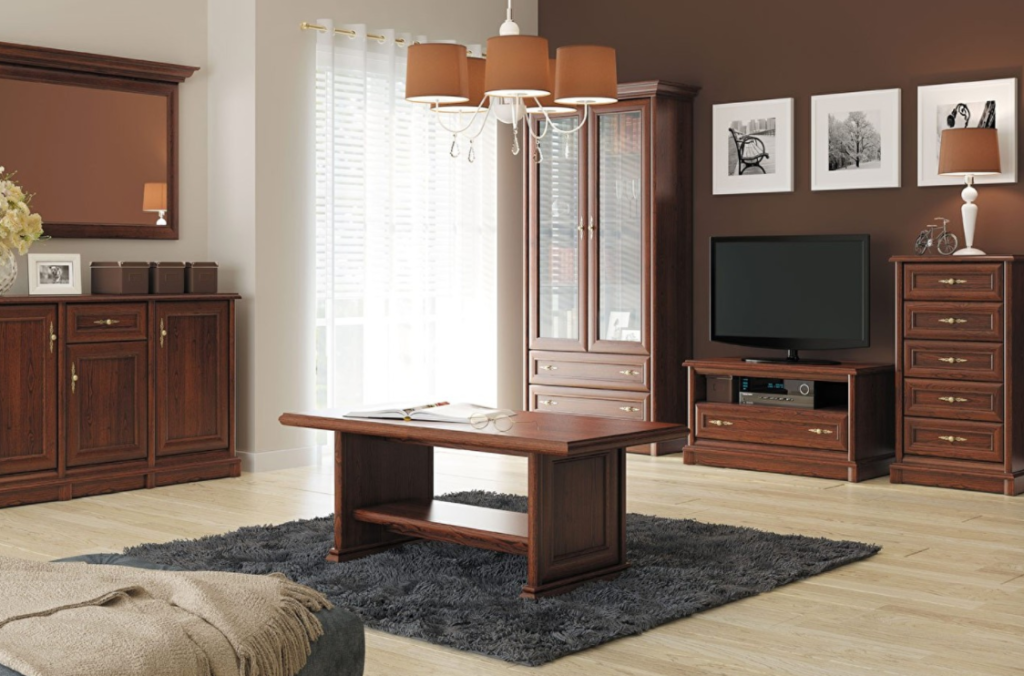  TV asztal/szekrény Kendal ERTV 100 (Gesztenye) rusztikus megjelenésével komoly hangulatot kölcsönöz a nappalinak.