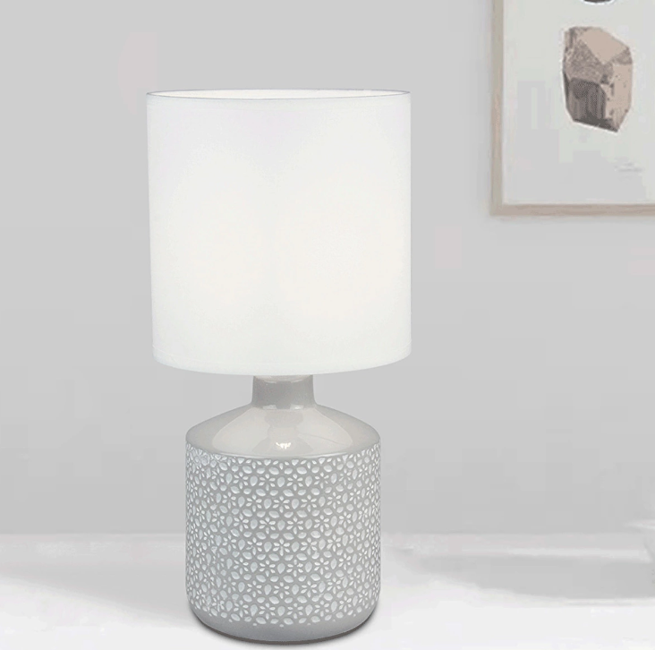  Asztali lámpa Oda (szürke) 