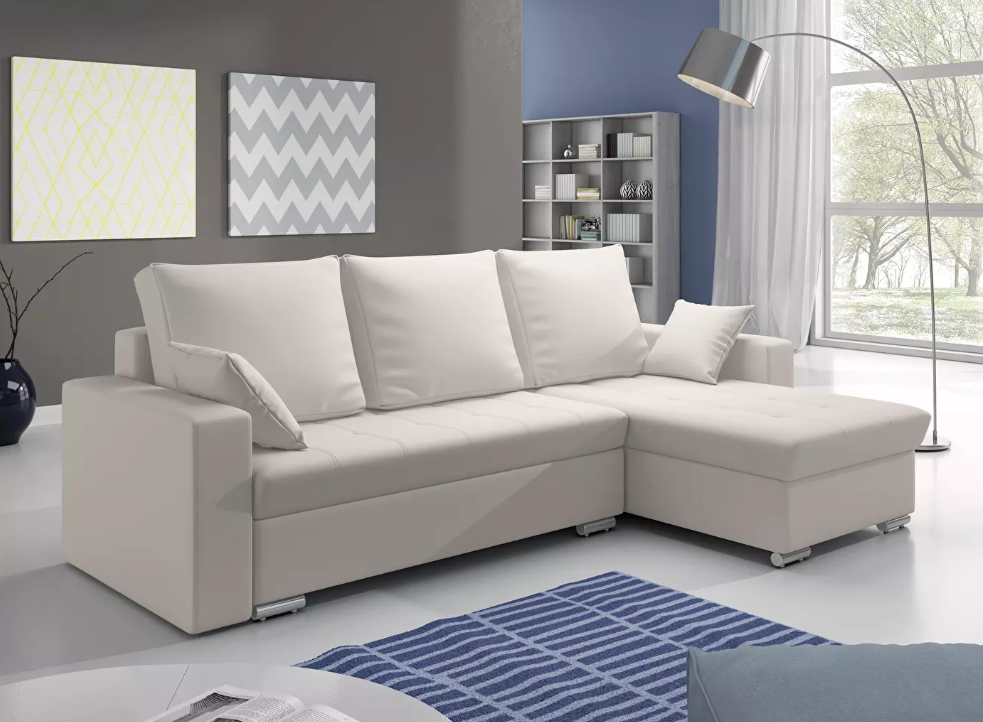  Sarok kanapé Valentina (krém) (J) 