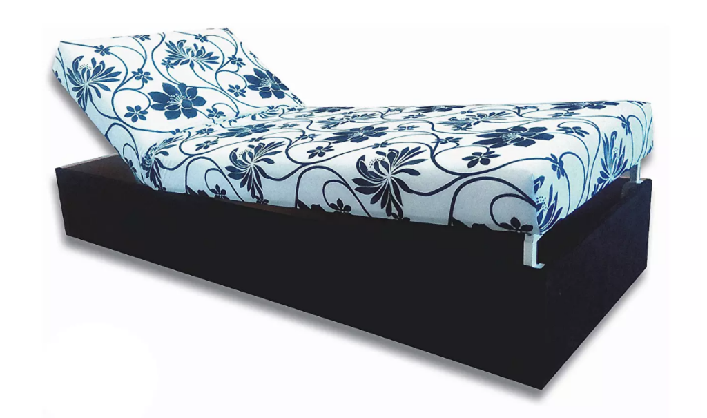  Egyszemélyes ágy (dívány) 80 cm Darcy (fekete 39 + Stela)
