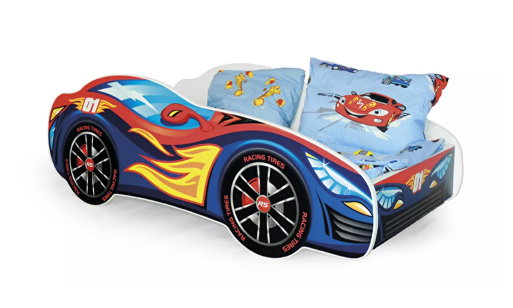 Egyszemélyes ágy 80 cn Stevie. Minden kis versenyző szerelme lesz.