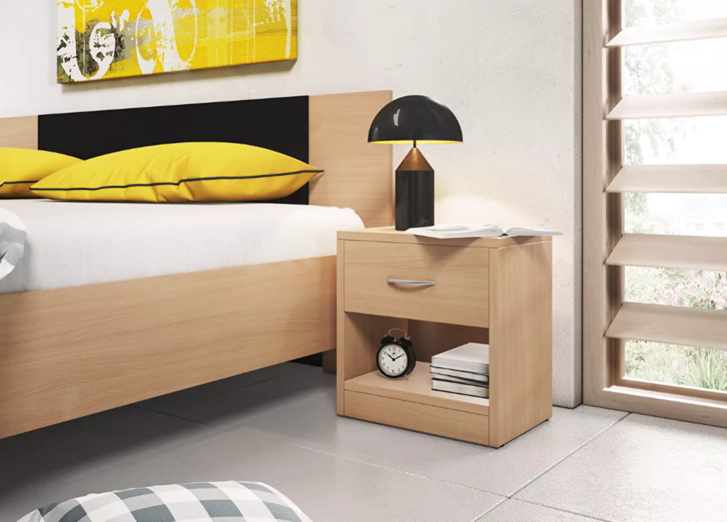  Éjjeliszekrény Nanci 1S (bükk) 