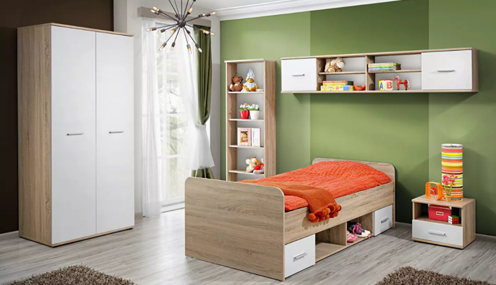  Gyerekszoba Daron II 23 DSW D2 (sonoma tölgy + fehér) 