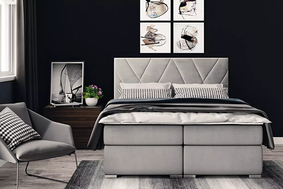 Franiaágy Boxspring 180 cm Orit tökéletes kényelmet nyújt.