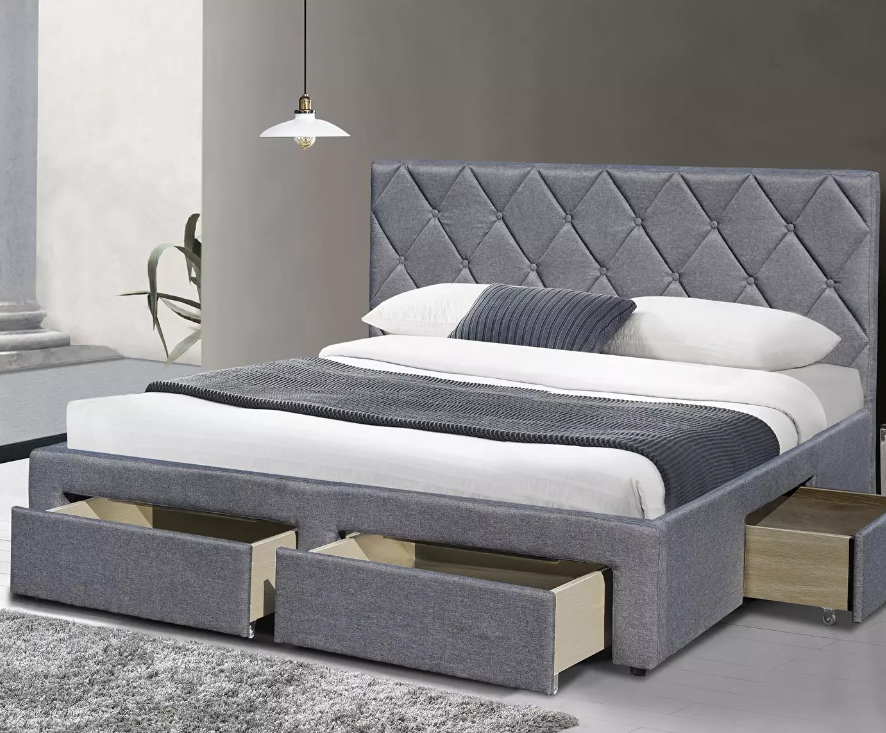  Franciaágy 160 cm Finea (ágyráccsal) 