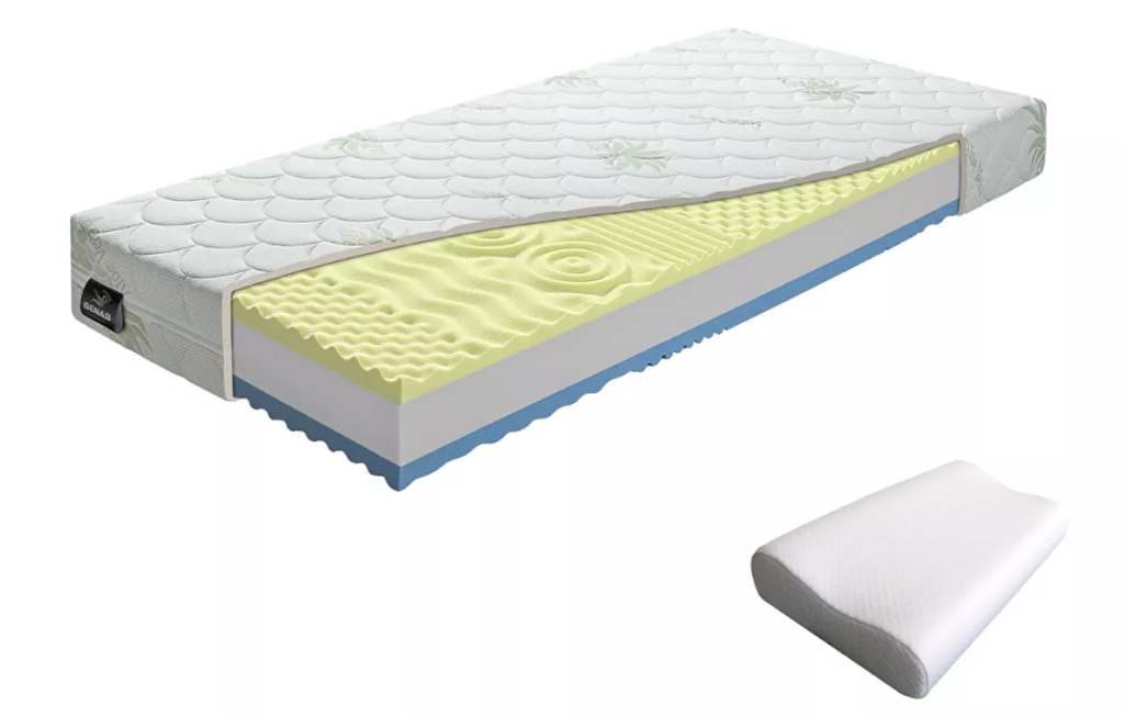 Habszivacs matrac Visco Plus 200x90 cm (T3/T4) *INGYEN párna - kényelmes közepes keménységű matrac.