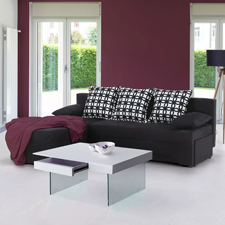  Sarokkanapé Petoria New (sötétszürke) (J) 