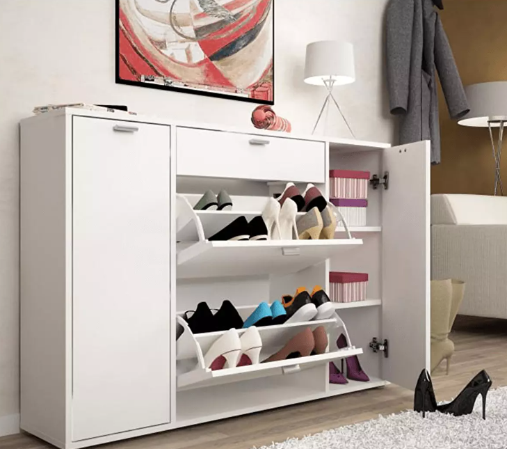  Cipőtároló (cipősszekrény) Anabell (fehér) - ahova elrejthei cipőit.