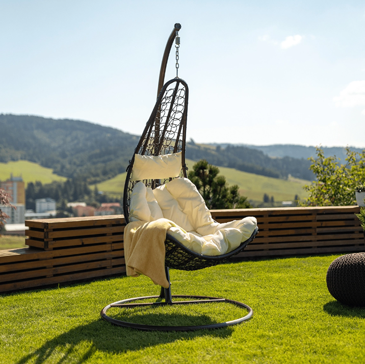 Felakasztható hintafotel Avalanche 2 NEW (barna + krém)