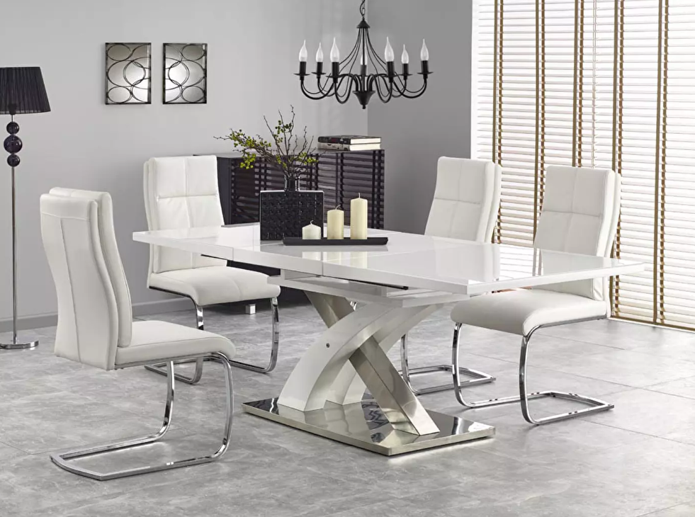Étkezőasztal Shenna 2 (fehér) (6-8 fő részére) - szerezze be ezt az étkezőasztalt
