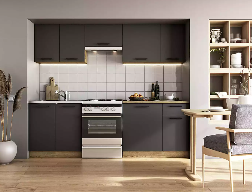 Alsó konyhaszekrény - Dollar 60  (antracit) 