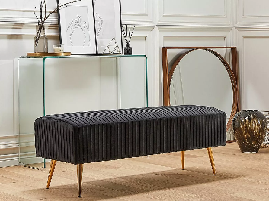 Pad PETERSNE (textil) (fekete) tökéetes társ a hálószobába.