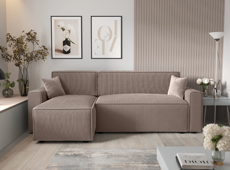 Sarok ülőgarnitúra Mirage Bis Sed (capuccino) (B) esztétikus és kényelmes. Téli bútor