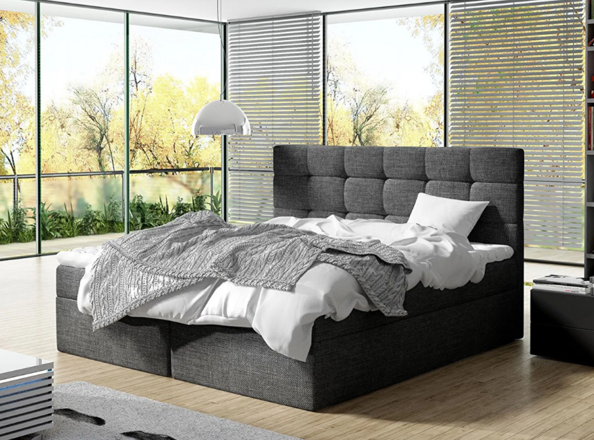 A boxspring ágy maximális kényelmet bztosít.