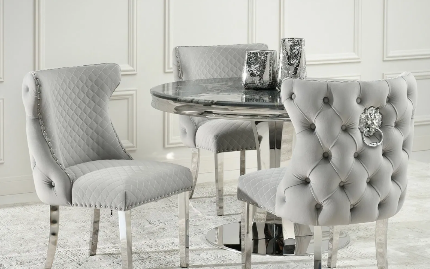 Elegáns kárpitozott étkezőszék