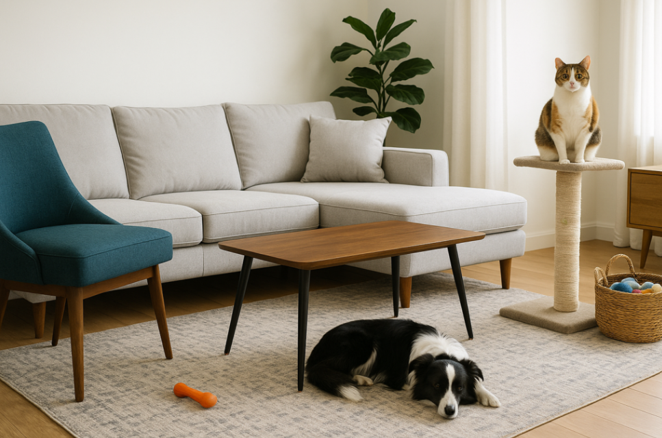 Bútorválaszték háziállatokat tartó háztartások számára