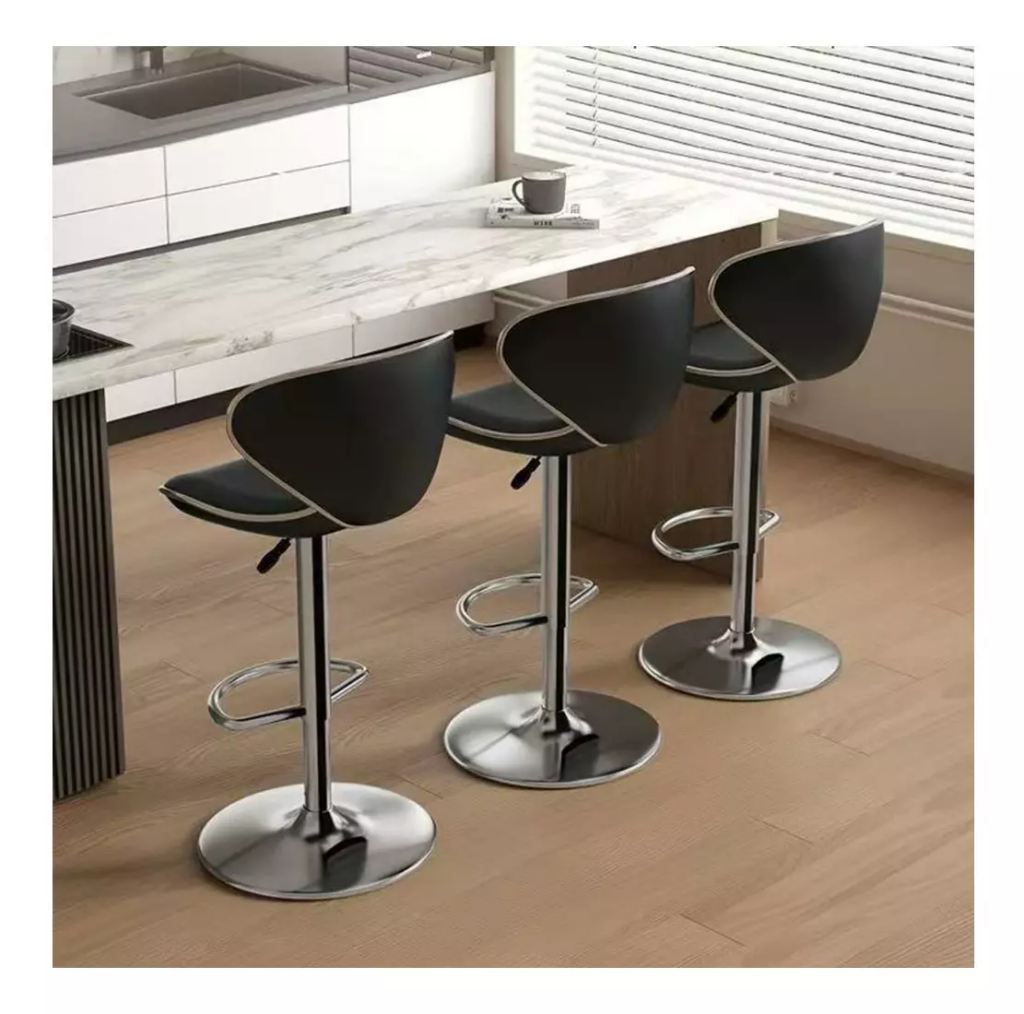 Elegáns fekete bárszékek