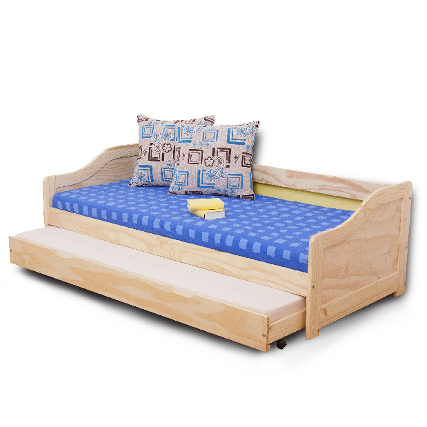 Széthúzható ágy 90 cm Laila (masszív, két ágyráccsal) *bazár
