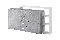 Komód Bilsby Typ 27 (colorado beton + fehér)