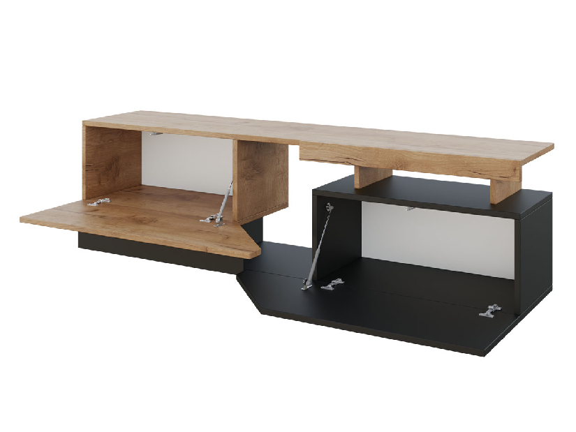 TV asztal/szekrény Mirjan Belsia (antracit + wotan)