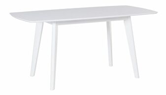 Étkezőasztal Tempo Kondela Lynatut Typ 75 (extra magasfényű fehér + sötét trüffel szonoma tölgy) (6-8 fő részére)