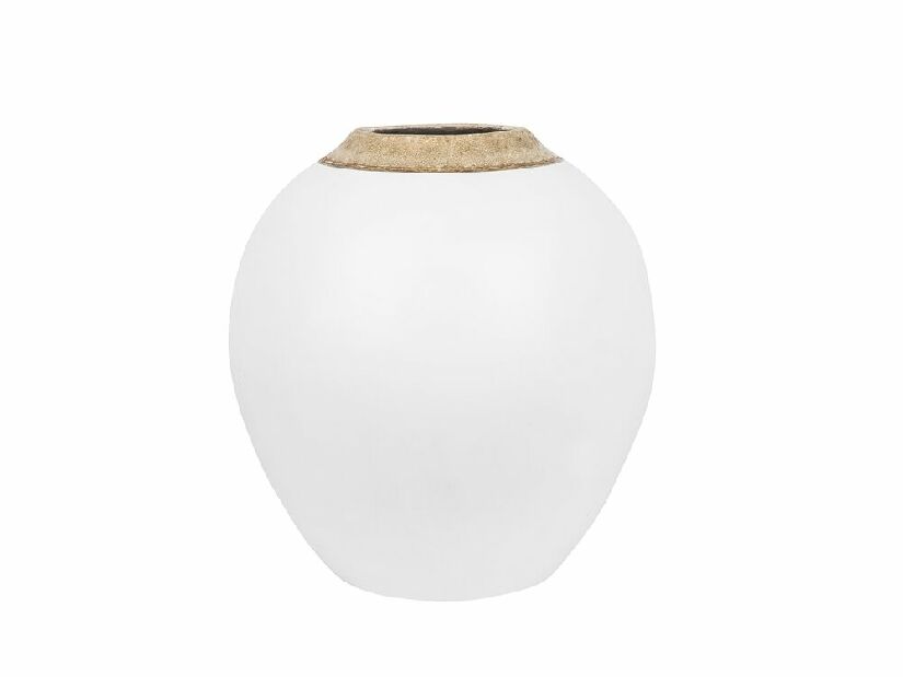 Váza LAURECIA 31 cm (kerámia) (fehér)