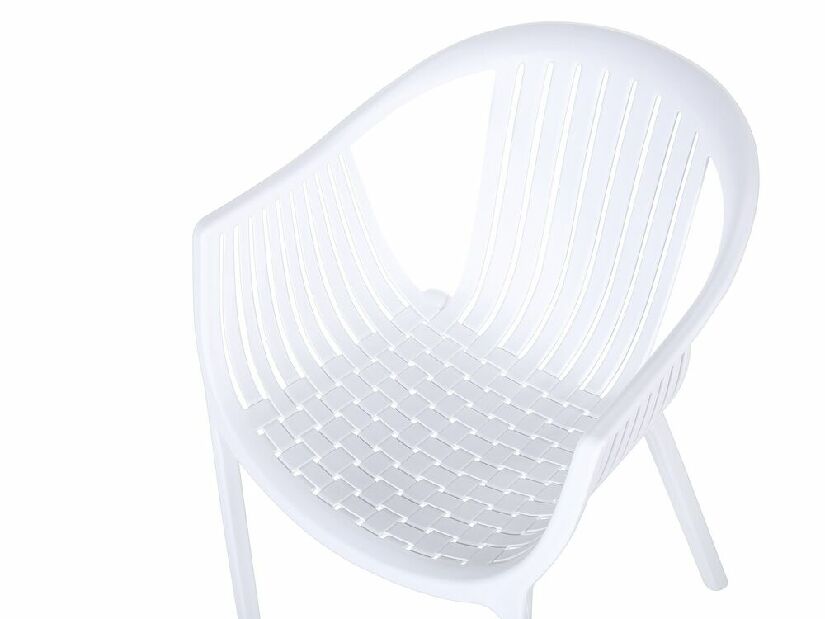 Kerti szék készlet (4 db.) Napza (fehér)