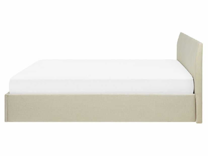 Franciaágy 160 cm Ortega Bonell (világosszürke) (ágyráccsal és matraccal, és tárolóhellyel) (LED világítással)
