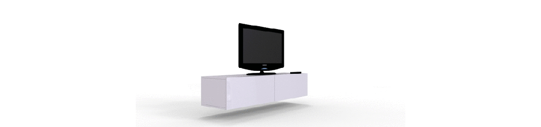 TV asztal/szekrény Zylia 180 (fekete + wotan)