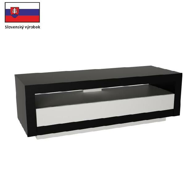 TV asztal/szekrény Ambleside (fekete + fehér) *kiárusítás