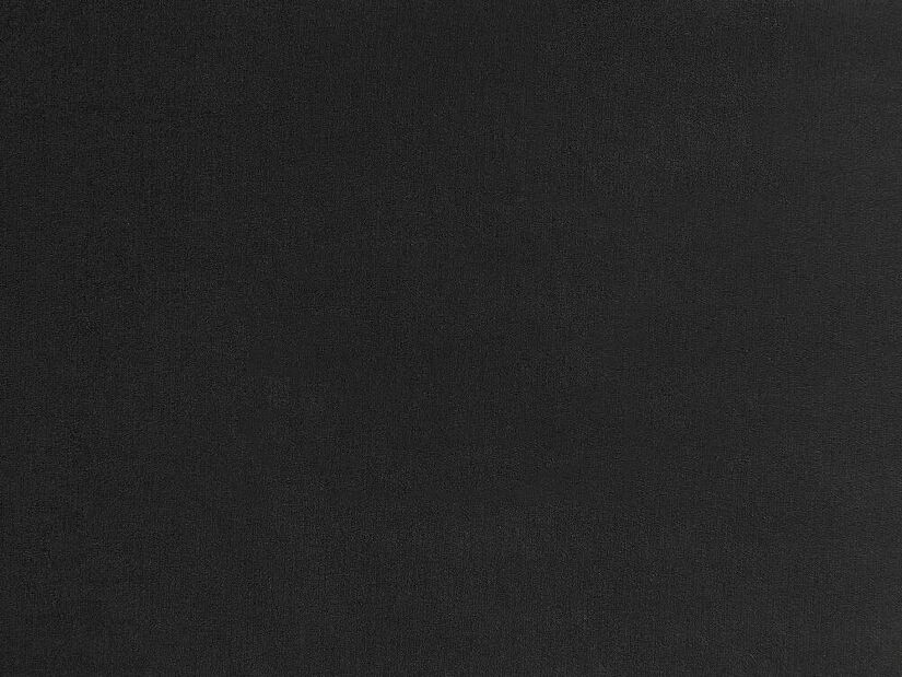Franciaágy 180 cm VENITO (ágyráccsal) (fekete)