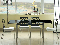 Széthúzható étkezőasztal  110-170 cm Gerardo (fekete + króm) (4 6 fő részére)