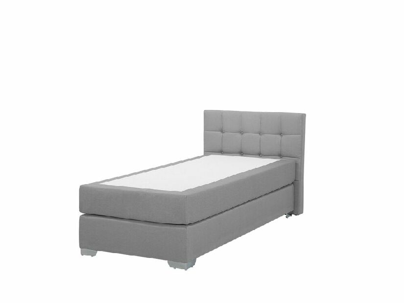 Egyszemélyes ágy Boxspring 90 cm ADIR (matraccal) (szürke)