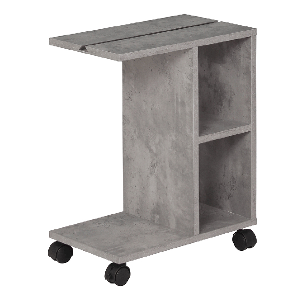 Kézi asztal Niddo (világos beton)