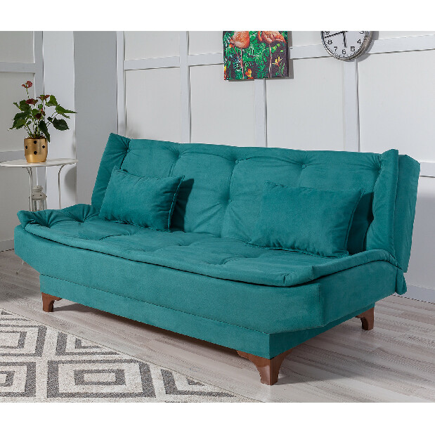 Háromszemélyes kanapé Klaudi (zöld)
