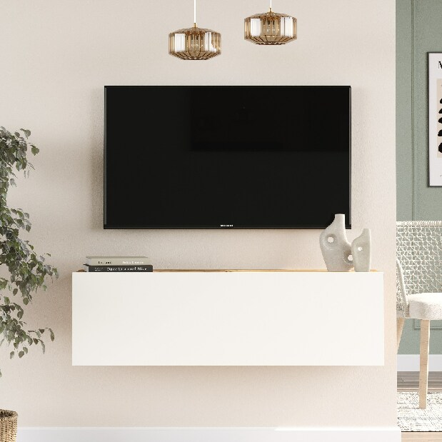 TV asztal/szekrény Fere (fehér)