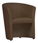Fotel Cubali (barna textilbőr)