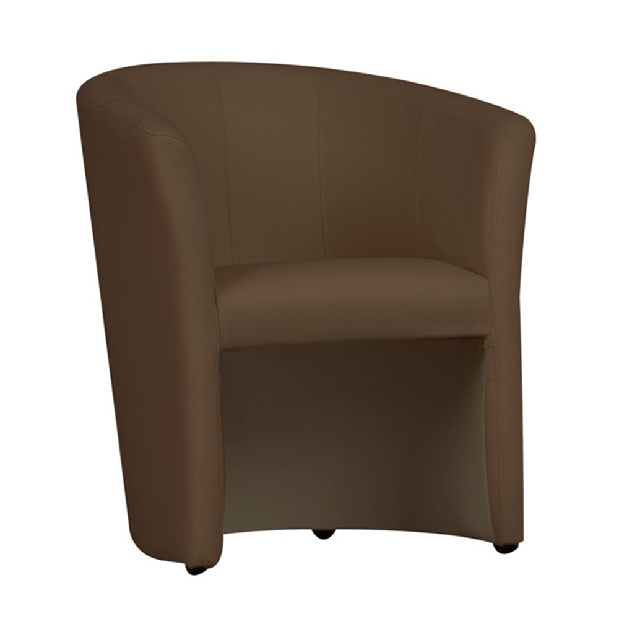 Fotel Cubali (barna textilbőr)
