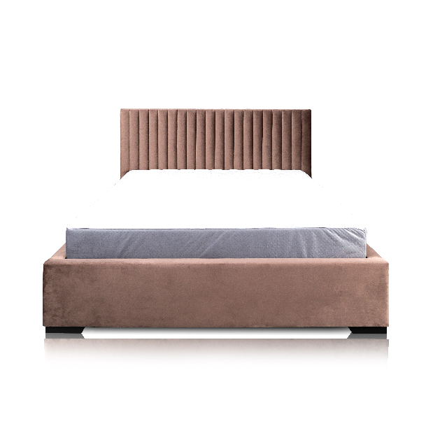 Kárpitozott ágy 140x200 cm Vega (barna)
