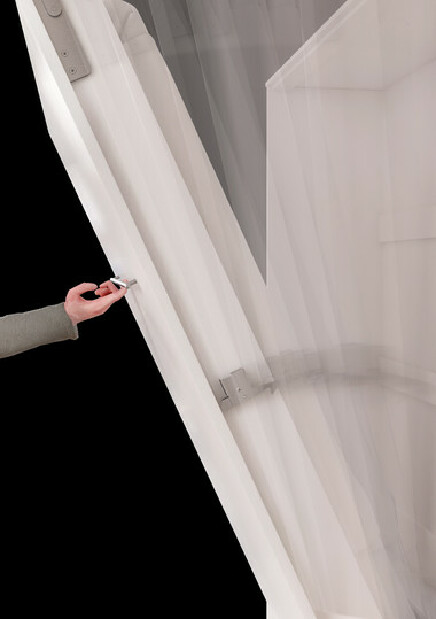 Lenyitható ágy Callista Mirjan Pro I (fehér + fényes fehér) (120x200)