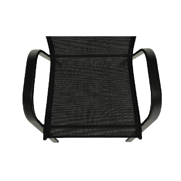 Kerti szék Morel (fekete) *bazár