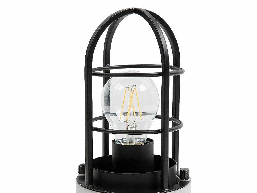 Asztali lámpa ANNIA (üveg) (fekete)