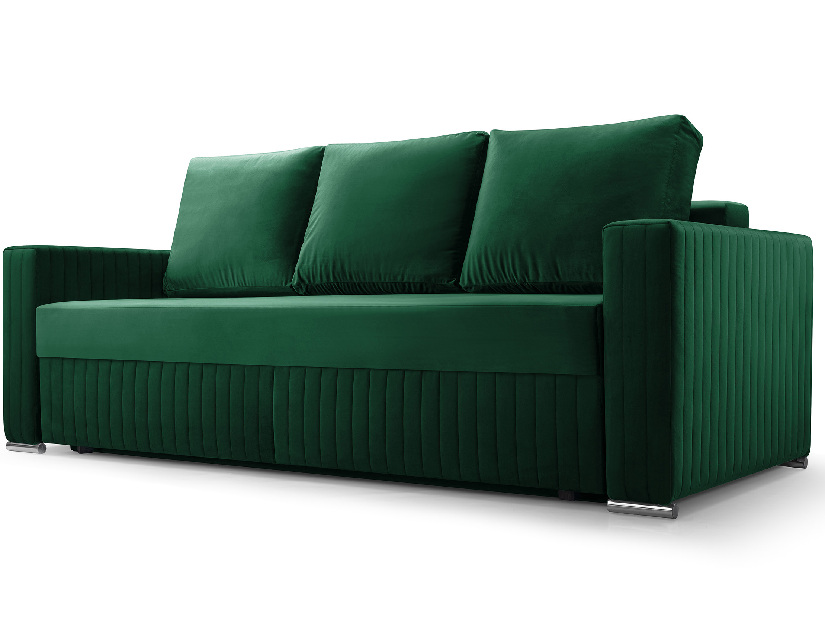 Háromszemélyes kanapé Siera (sötétzöld) 