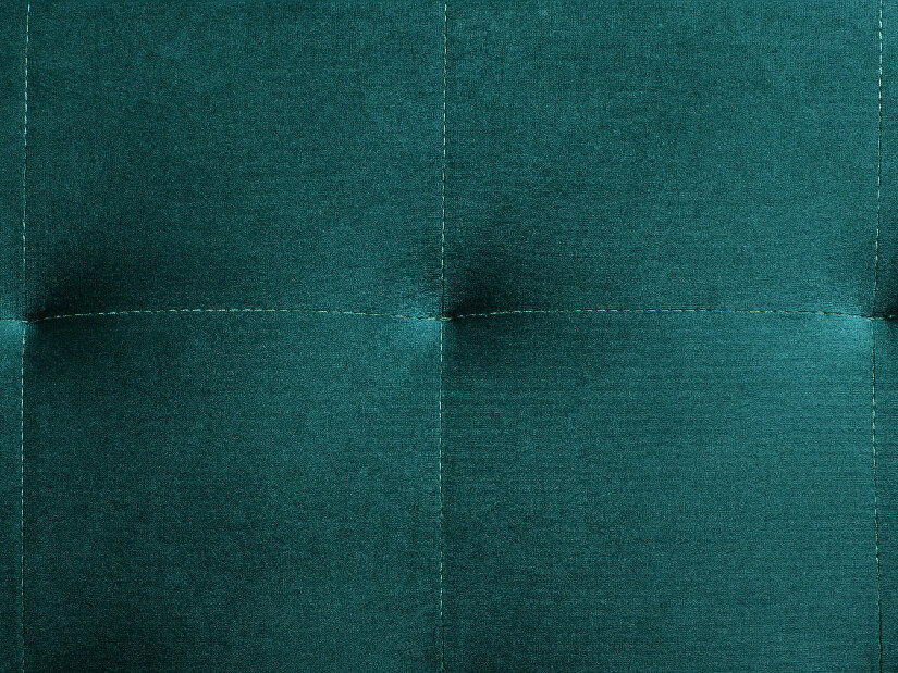 U alakú sarokkanapé Aberlady 1 (smaragdzöld) (taburettel) (J)