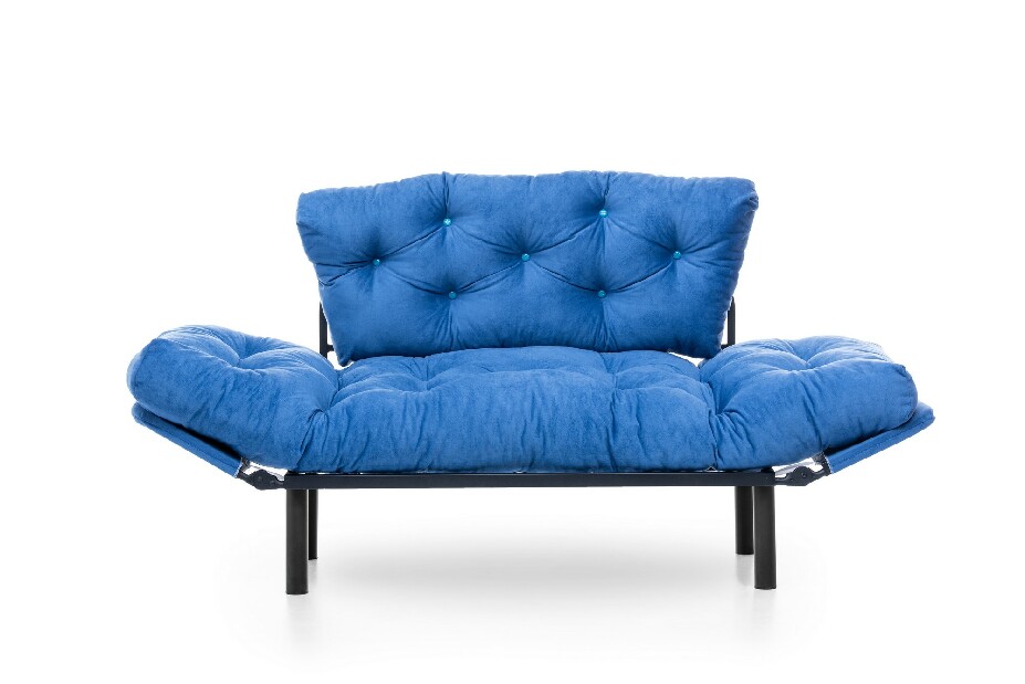 Széthúzható fotel Nitty (kék)